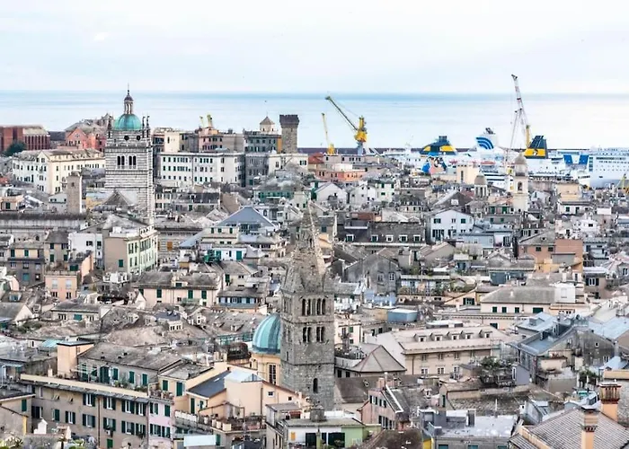 Lejlighed Rosy's House Un Attico A Due Passi Dall'acquario Parking Free Genova